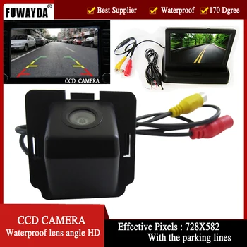 FUWAYDA da Cor do Carro Câmera de Visão Traseira para Mitsubishi Outlander 2007-2010 4.3 polegadas Espelho do Carro Monitor de vídeo de Auto Ajuda para Estacionamento