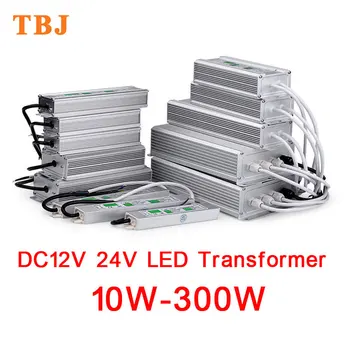 À prova d'água IP67 Driver de LED da Fonte de Alimentação do Transformador 110V 220V para DC12V / 24V para o DIODO emissor de luz de Tira